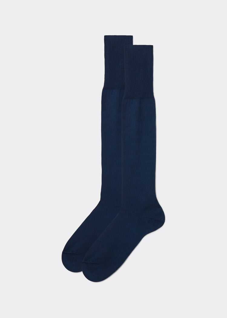 Men’s lisle thread long socks