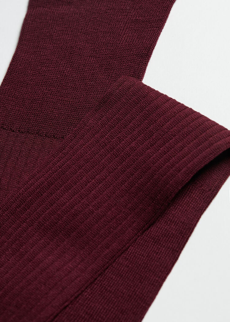 Men’s lisle thread ribbed long socks